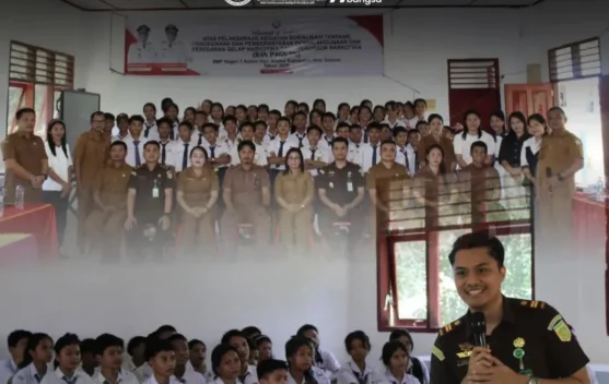 Sosialisasi Pencegahan dan Penyalahgunaan Narkotika di SMP Negeri 1 Aramo