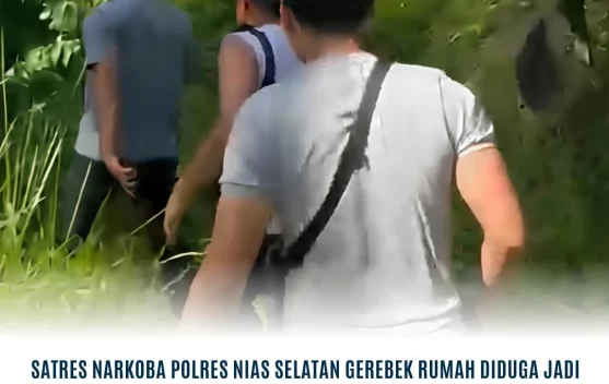 Polres Nias Selatan Gerebek Rumah Transaksi Sabu