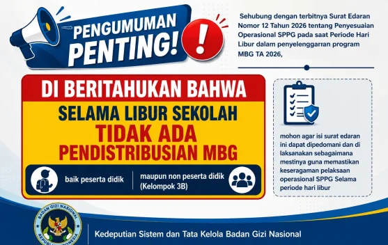 BGN Sesuaikan Operasional SPPG saat Libur Sekolah