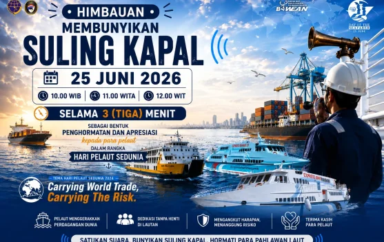 Kemenhub Ajak Masyarakat Bunyikan Suling Kapal pada Hari Pelaut Sedunia