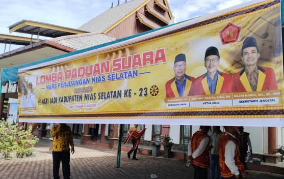 Lomba Paduan Suara Mars Perjuangan Nias Selatan Digelar di Zona I