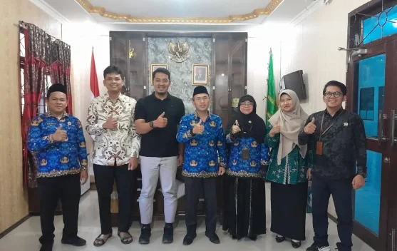 Kemenag Nisel Terima Kunjungan BPN Bahas Pendataan dan Sertifikasi Tanah Wakaf