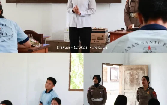 Sambut HUT Ke-78, Polwan Nias Selatan Edukasi Pelajar
