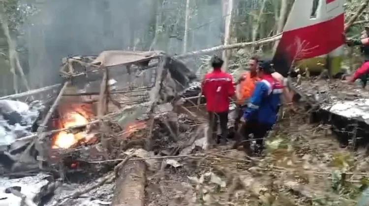 Pilot Meninggal dalam Kecelakaan Pesawat Pengangkut BBM di Nunukan