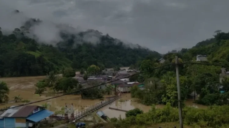 Banjir Kiriman Malaysia Rendam Empat Kecamatan di Nunukan
