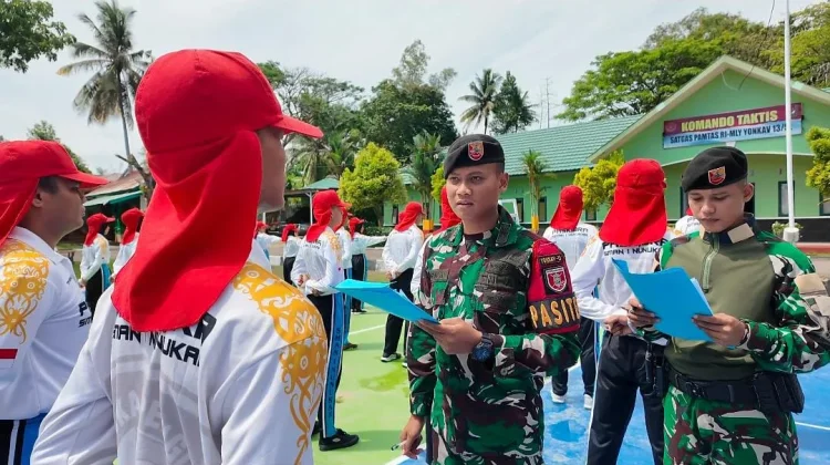 Satgas Pamtas Lembuswana Seleksi Calon Anggota Paskbira Nunukan
