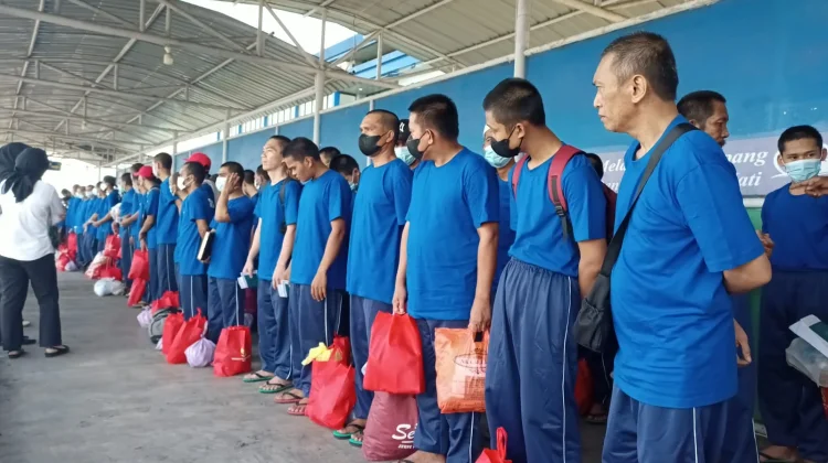 Ratusan Pekerja Migran Non Prosedural di Deportasi ke Kabupaten Nunukan