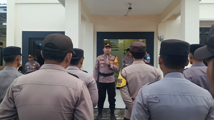 Polsek Sebatik Timur Siapkan 64 Personel Gabungan Amankan Takbiran