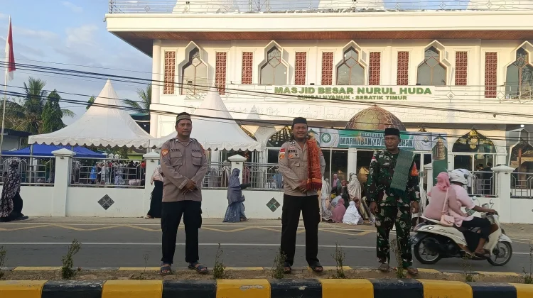 Polsek Sebatik Timur Kerahkan 41 Personel Amankan Shalat Idulfitri