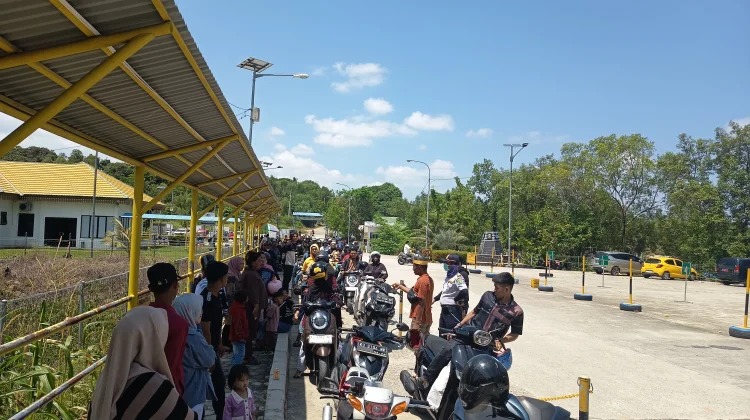 Hari Kedua Lebaran, Aktivitas Penyebrangan Nunukan–Sebatik Meningkat 70 Persen