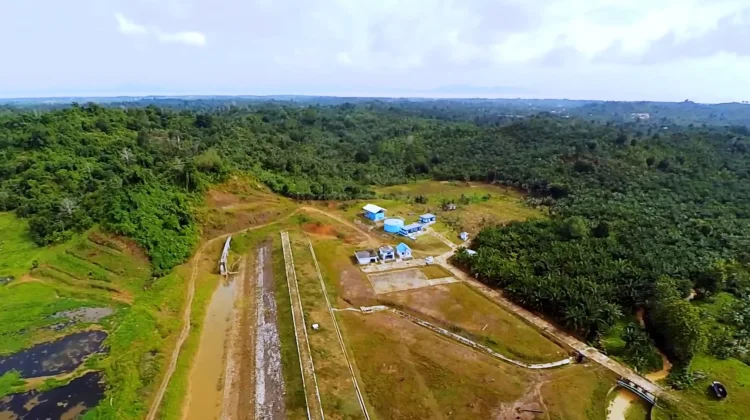 Camat Sebatik Timur Ungkap Krisis Air, Embung Lapri Mengering