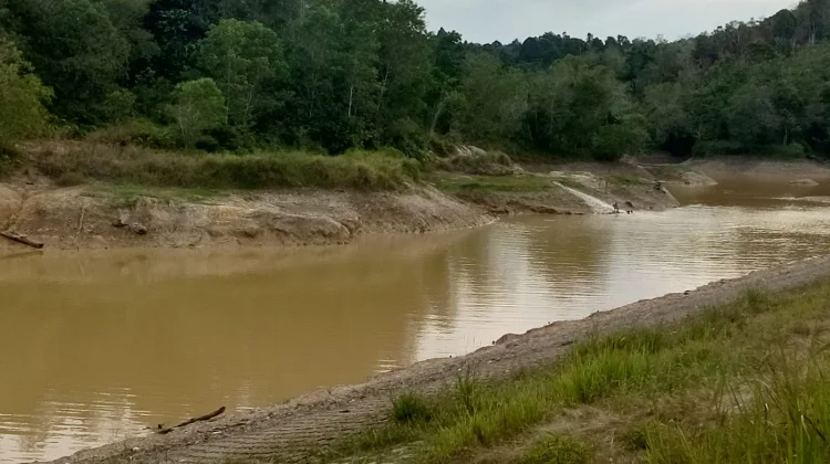 Embung Bolong Nunukan hanya Memiliki Kapasitas Air Sebesar Ratusan Ribu Liter