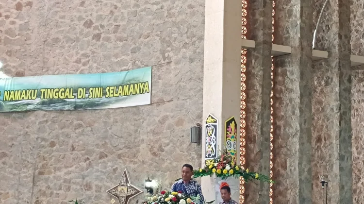 Seruan Iman Kokoh Warnai Paskah Santo Gabriel Nunukan