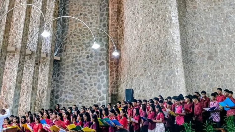 Umat Santo Gabriel Nunukan Khidmat Ikuti Misa Paskah
