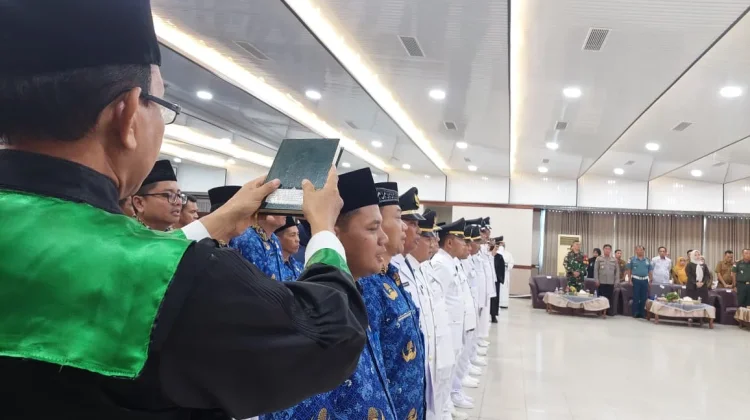 Penataan Birokrasi Nunukan, Wabup Lantik 208 Pejabat