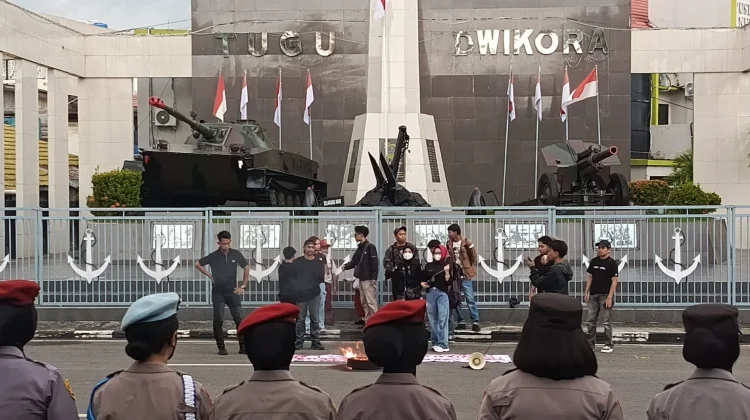 Mahasiswa Nunukan Demo Damai Soroti Kasus Kekerasan di Jakarta