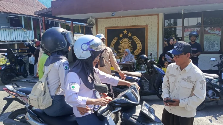 Satlantas Nunukan Tindak Pelajar tanpa SIM dalam P2KB