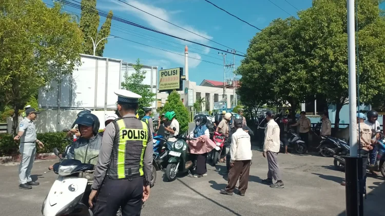 Satlantas Polres Nunukan Menemukan Pemilik Kendaraan Tidak Memiliki Plat Motor