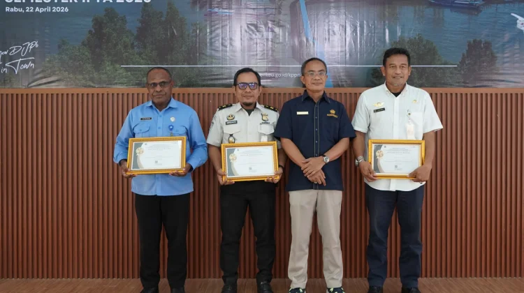 Penghargaan KKP Dorong Satuan Kerja KPPN Nunukan Optimalkan Transaksi Digital
