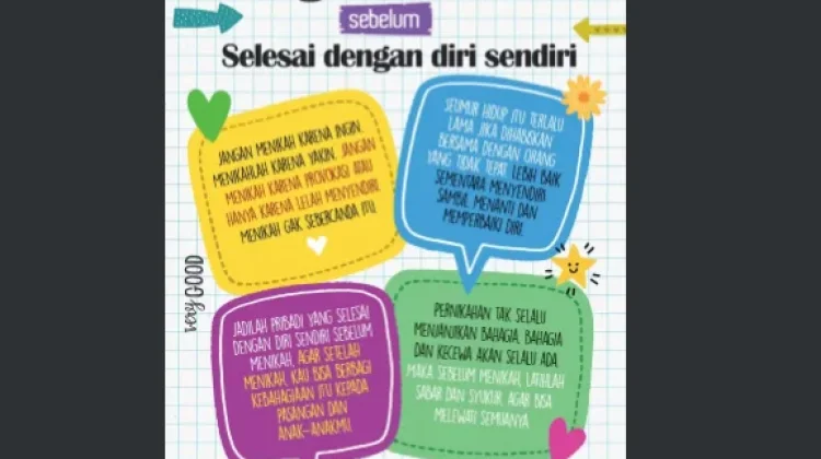 Mengupas Tuntas 'Jangan Menikah sebelum selesai dengan Diri Sendiri'