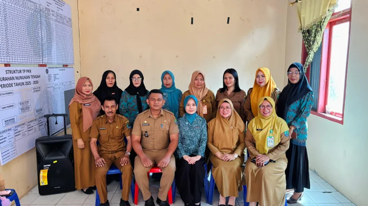Sertijab Ketua PKK Nunukan Tengah Berjalan Khidmat Lancar