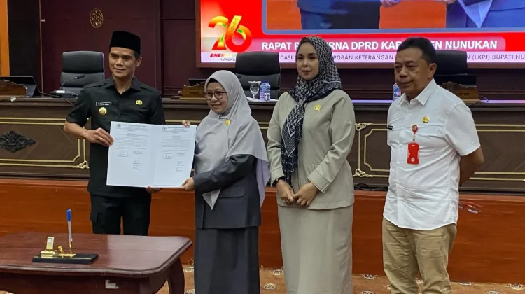 DPRD Nunukan Gelar Paripurna, Sampaikan Rekomendasi LKPJ Bupati 2025