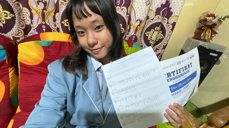 Siswi SMAS K St Gabriel Nunukan Raih Juara Lomba Cipta Lagu FLS3N 2026
