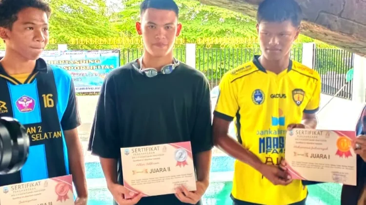 SMAN 1 Nunukan Selatan Sukses Raih Juara Pertama Lomba Renang di Ajang O2SN 2026