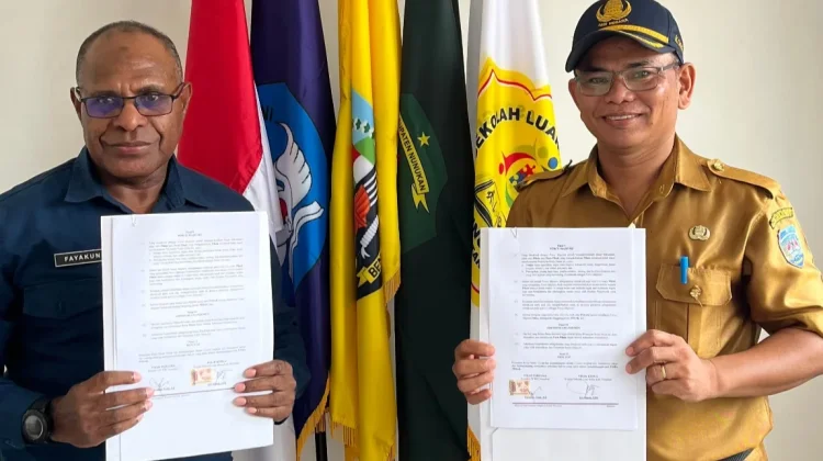 RRI Nunukan dan SLB Negeri Nunukan Teken Perjanjian Kerjasama