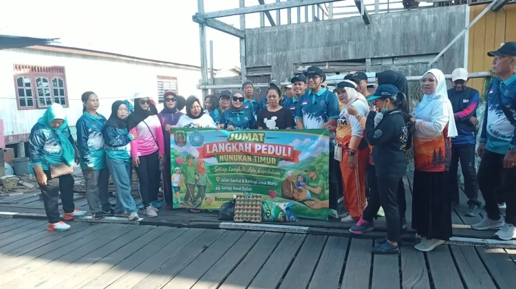 Kelurahan Nunukan Timur Menggelar Aksi Peduli Terhadap Warga Kurang Mampu