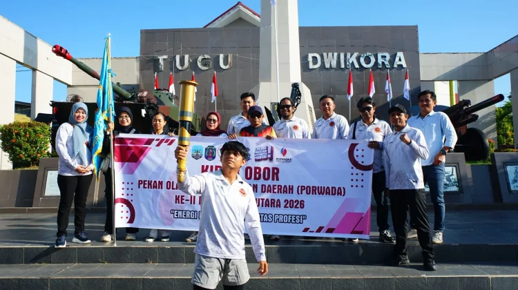 Diawali dari Nunukan, Kirab Obor Porwada II Bergerak Menyapa Kaltara