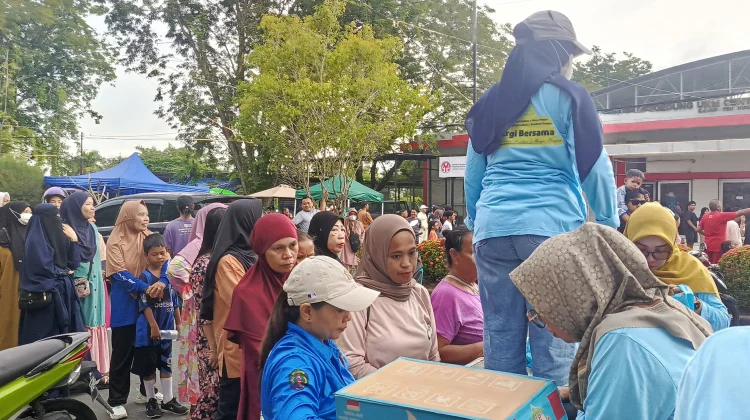 DKPP Nunukan Gelar Gerakan Pangan Murah Lima Ton di Tanah Merah