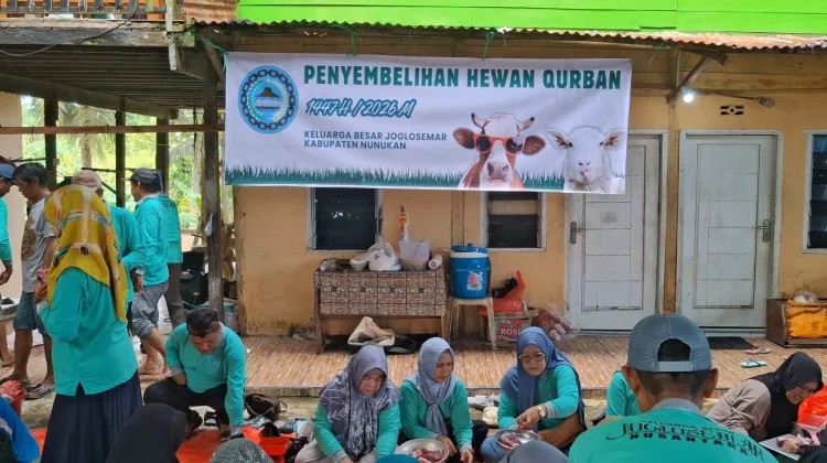 Saling Berbagi, Paguyuban Joglosemar Nunukan Gelar Penyembelihan Hewan Kurban