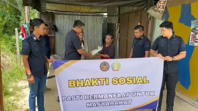 Lapas Kelas IIB Nunukan Menggelar Bhakti Sosial bagi Warga Kurang Mampu