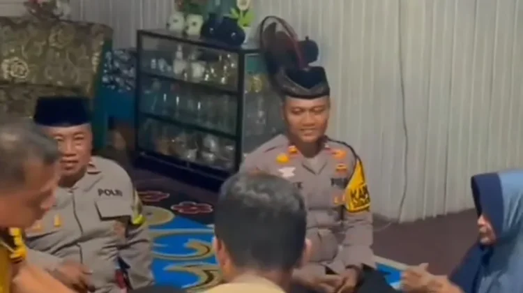 Kapolsek Sebatik Timur Hadir Menguatkan Keluarga Korban Musibah