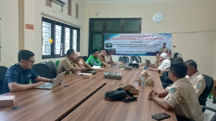 Dinas Ketahanan Pangan dan Pertanian Nunukan Menggelar Pertemuan Bersama Petani