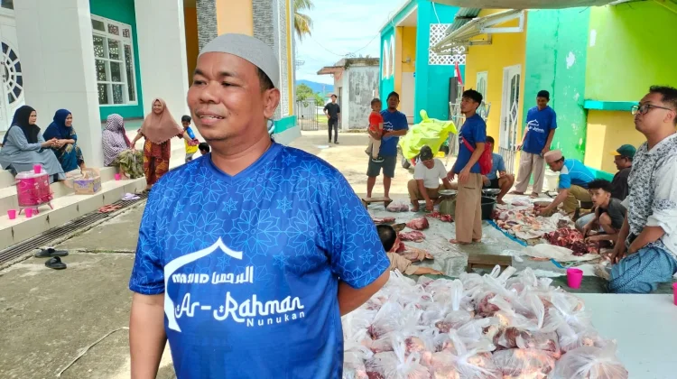 Kesadaran Berkurban Meningkat, Masjid Ar-Rahman Nunukan Sembelih 6 Ekor Sapi