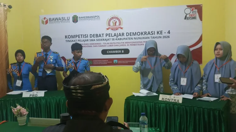 Debat Bawaslu Buka Wawasan Pelajar, Peserta Makin Percaya Diri