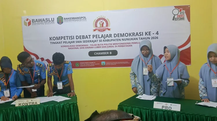 Bawaslu Libatkan Pelajar Aktif lewat Kompetisi Debat Demokrasi
