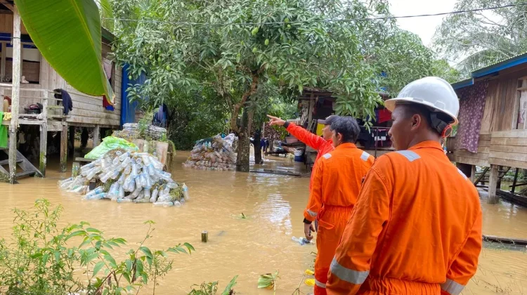 Banjir Landa Tanjung Harapan, BPBD Bergerak Cepat
