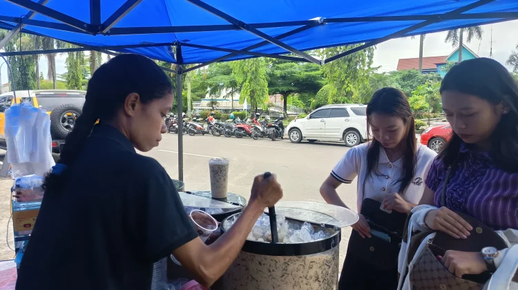 Alun-alun Nunukan Jadi Lokasi Favorit Pelaku Usaha Minuman
