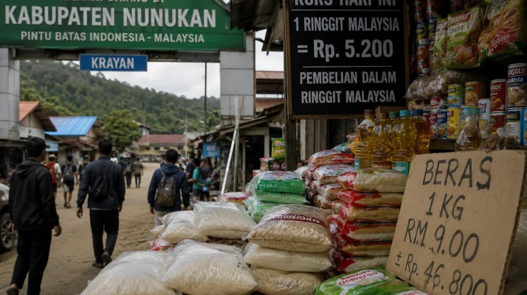 Ringgit Menguat, Warga Perbatasan RI–Malaysia Sulit Penuhi Kebutuhan Pokok