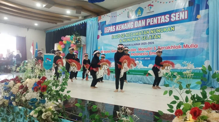 Siswa TK/PAUD di Nunukan Ikut Lepas Kenang dan Pentas Seni Se-Nunukan