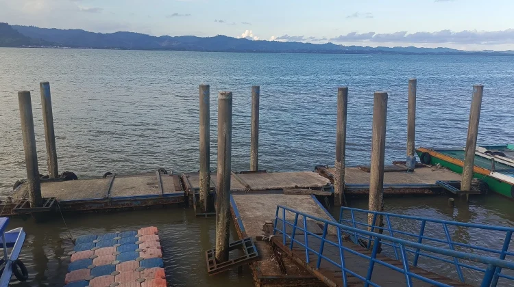Dishub Nunukan Perkuat Dermaga Sungai Jepun Hadapi Cuaca Ekstrem