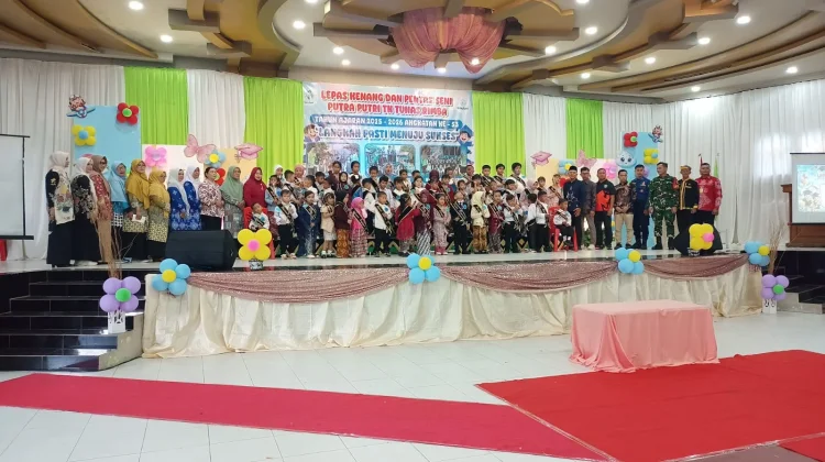 Puluhan Murid TK Tunas RImba Dilepas untuk Memasuki Jenjang SD