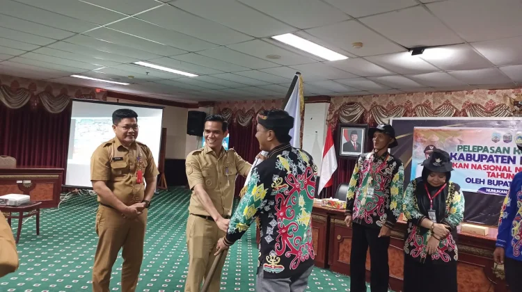 Bupati Nunukan Melepas Puluhan Petani dan Nelayan untuk Ikut Penas ke XVII