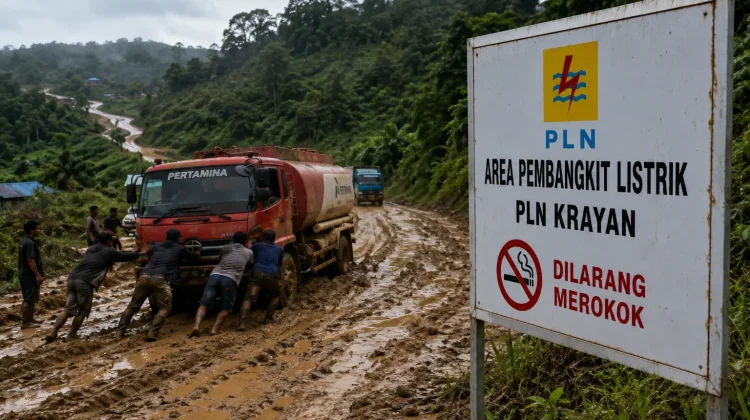 Pasokan BBM Terhambat, Warga Perbatasan RI–Malaysia di Krayan Terancam Gelap