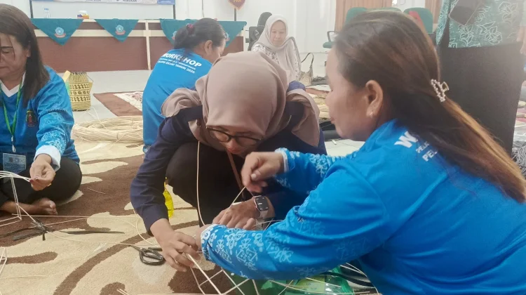 Inovasi Baru Ubah Pandan Nunukan Jadi Tas dan Dekorasi Rumah