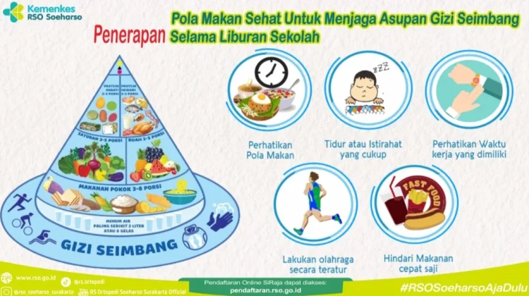 Makan Bergizi Seimbang Tingkatkan Kesehatan Tubuh