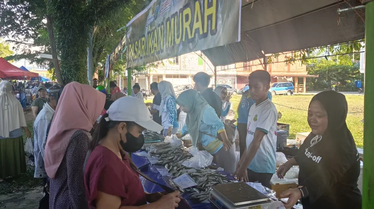 DKP Kaltara Sediakan 500 Kilogram Hasil Laut di Pasar Ikan Murah